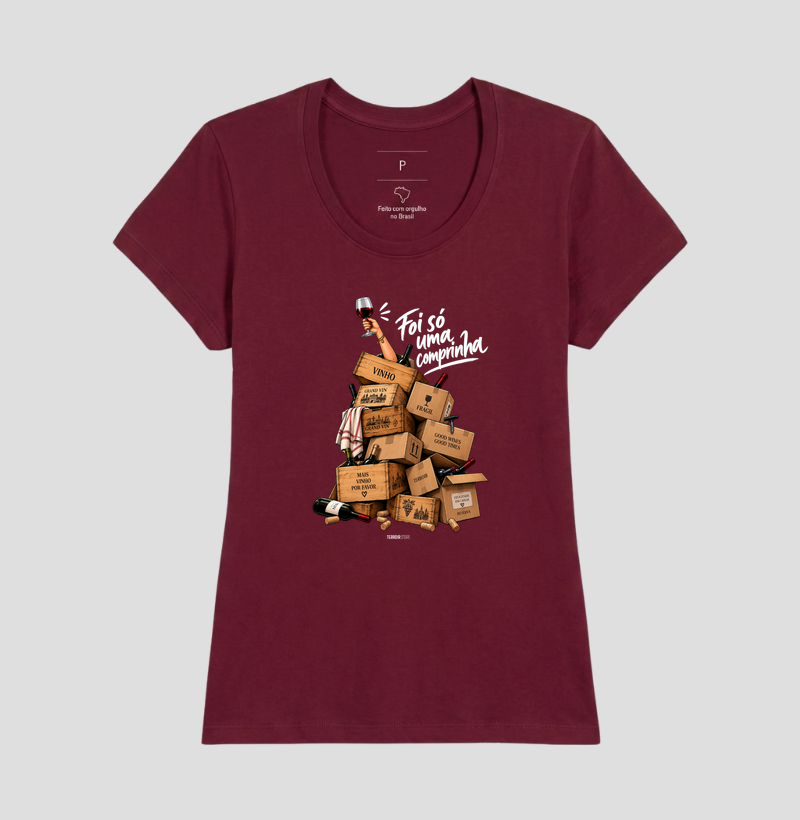 Camiseta “Mais Vinho Por Favor” – Wine Lifestyle Premium - Imagem 17