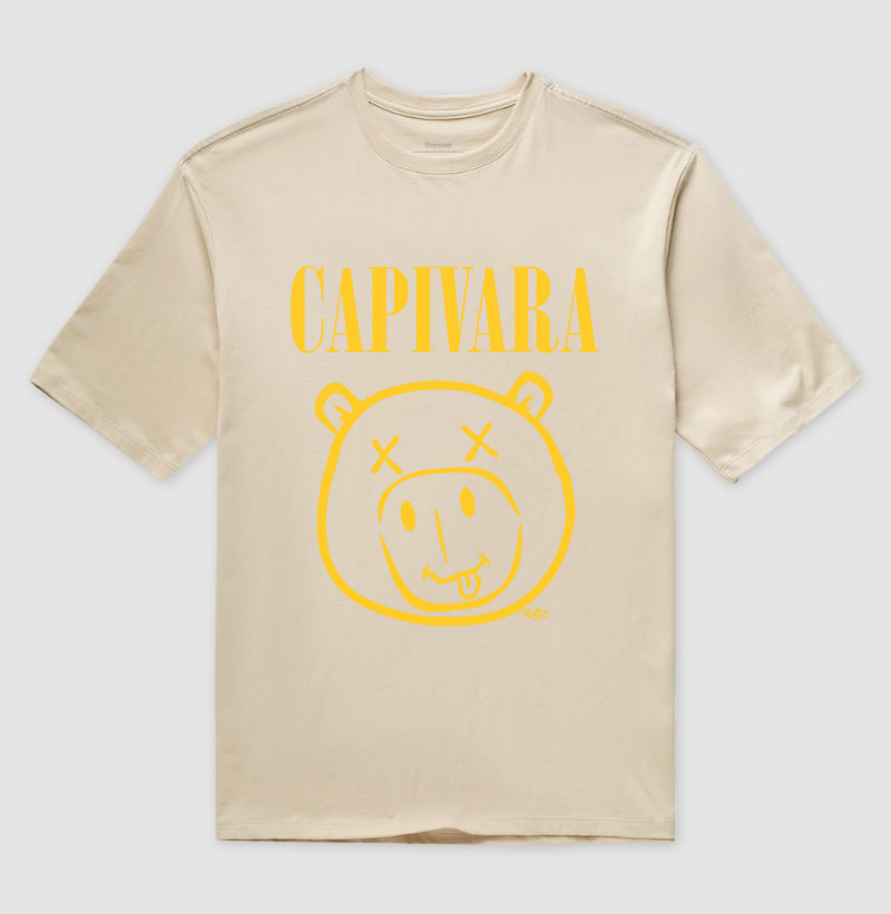 Camiseta Capivara Grunge - Imagem 3