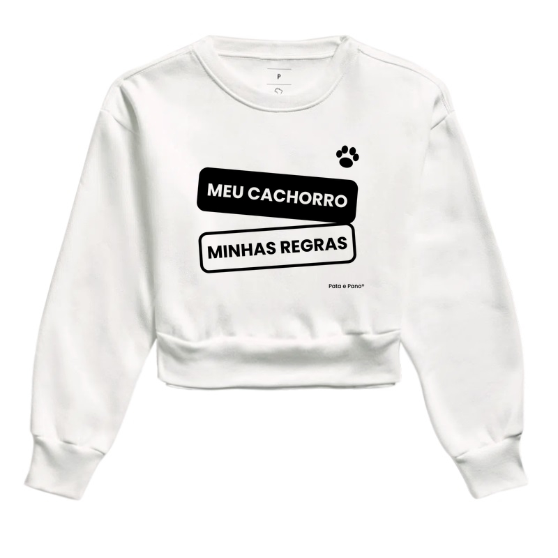 CROPPED MOLETOM MEU CACHORRO - Imagem 3