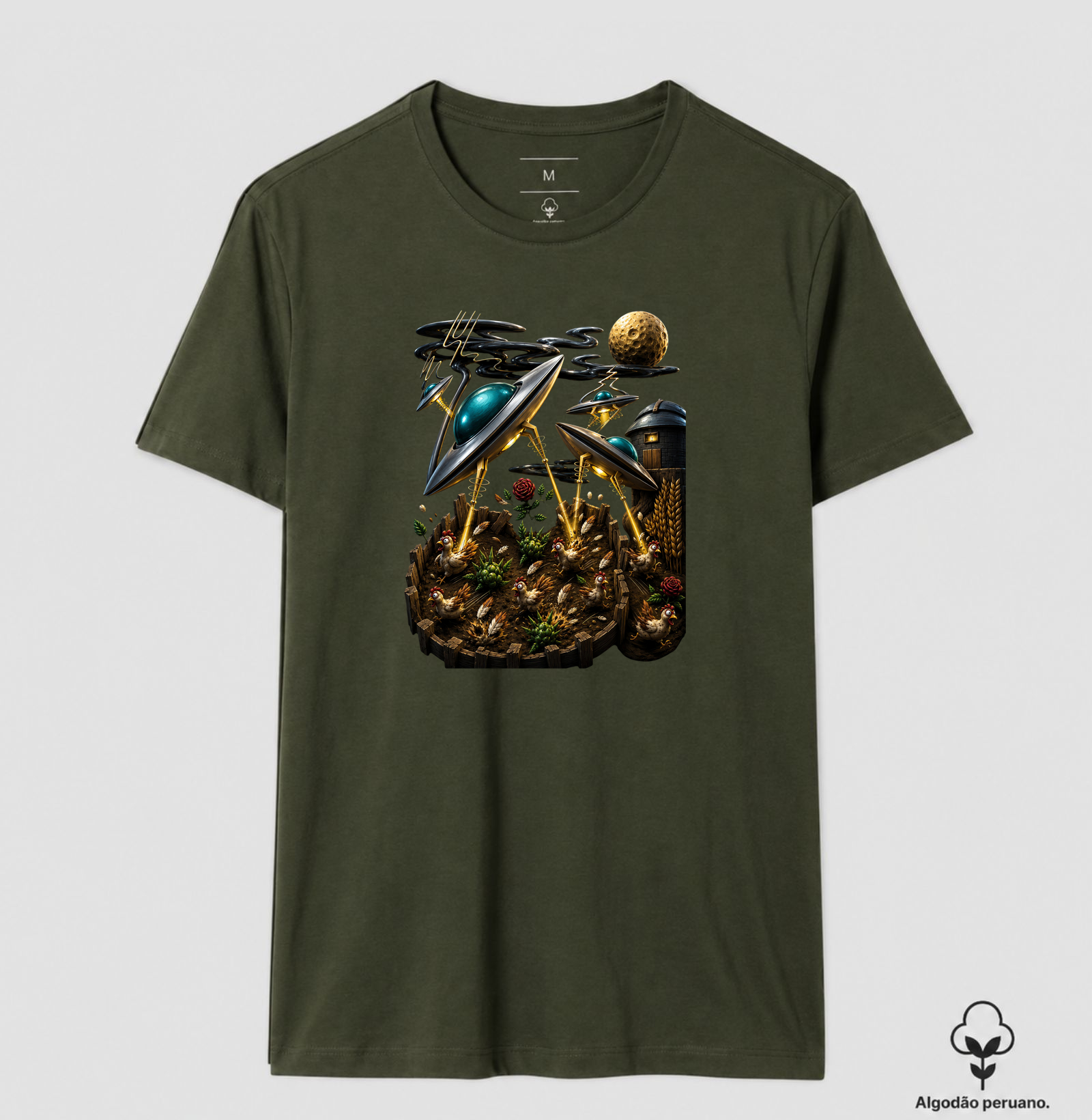 Camiseta Algodão Atack Alien - Imagem 5