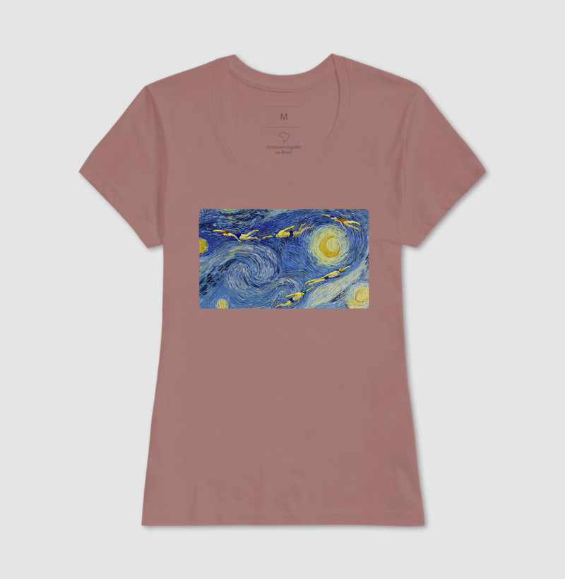 Camiseta Natação - O Mar Agitado - Imagem 13