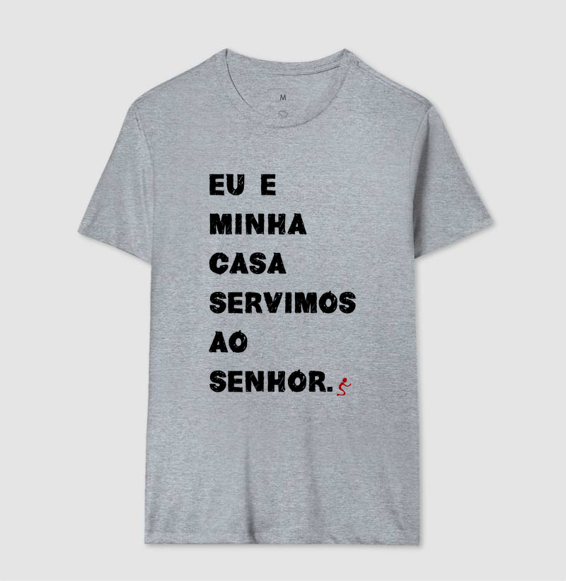 Camiseta Cristã Eu e Minha Casa Serviremos ao Senhor - Imagem 8