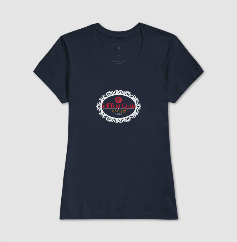 Camiseta Feminina - Santa Rita de Cássia - Imagem 3