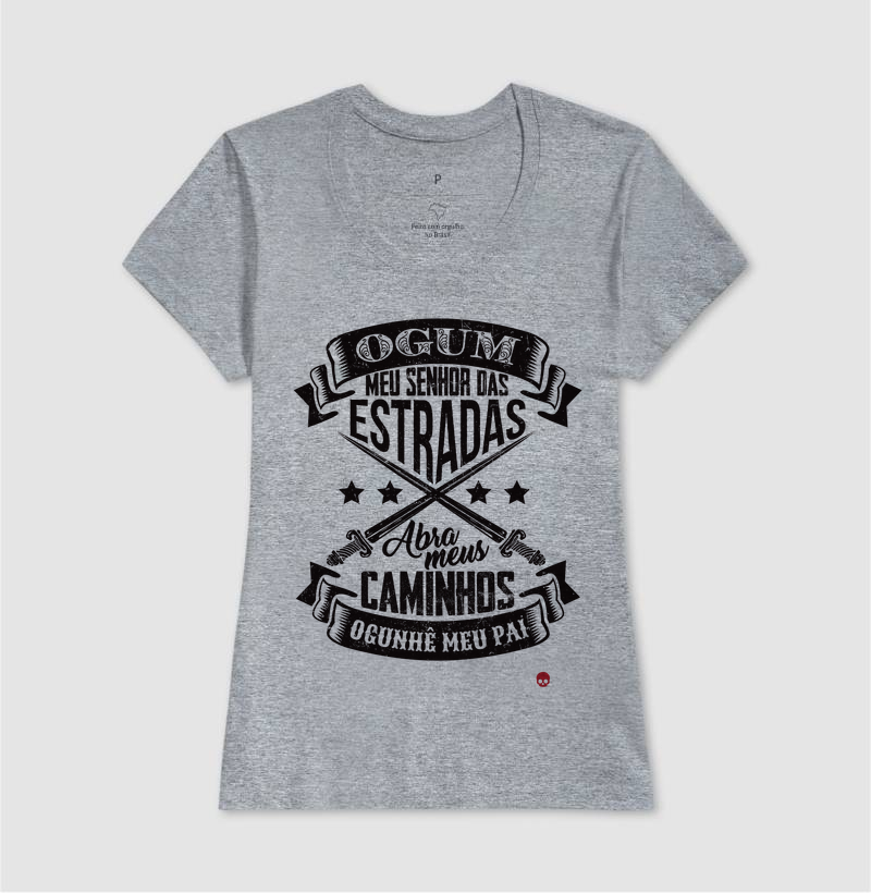 Camiseta Umbanda Orixá Ogum - Abra meus caminhos - Imagem 9