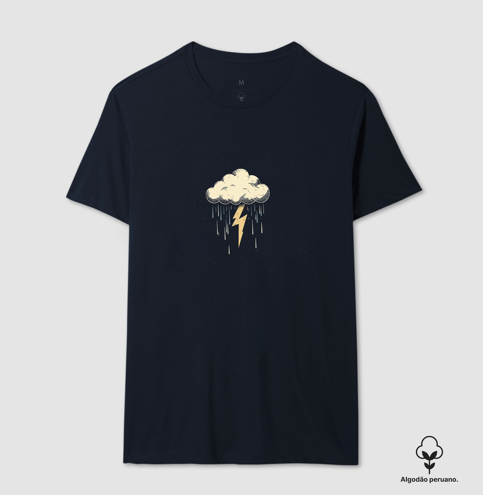 Camiseta Algodão Peruano Raios - Imagem 4