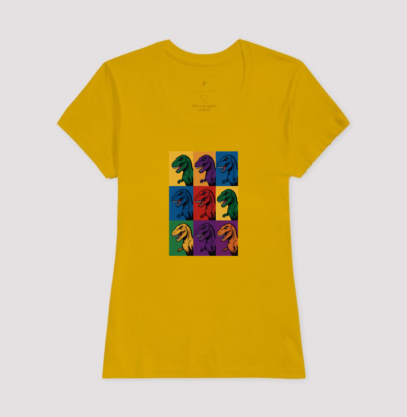 Camiseta Dino Pop T-Rex - Imagem 17