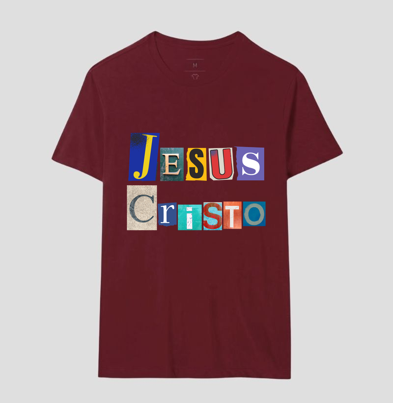 Camiseta Cristã Jesus Cristo Colagem - Imagem 18
