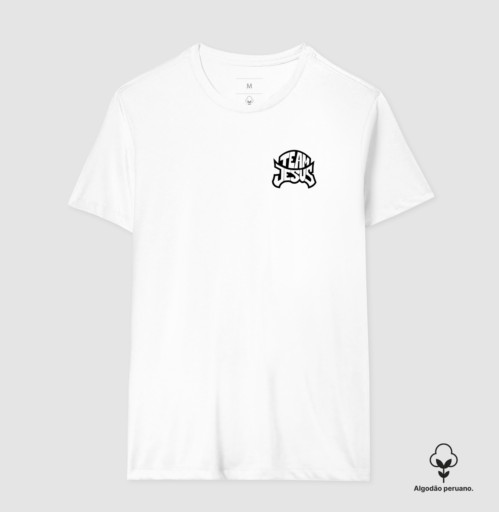 Camiseta Masc. Algodão Peruano Team Jesus - Imagem 3