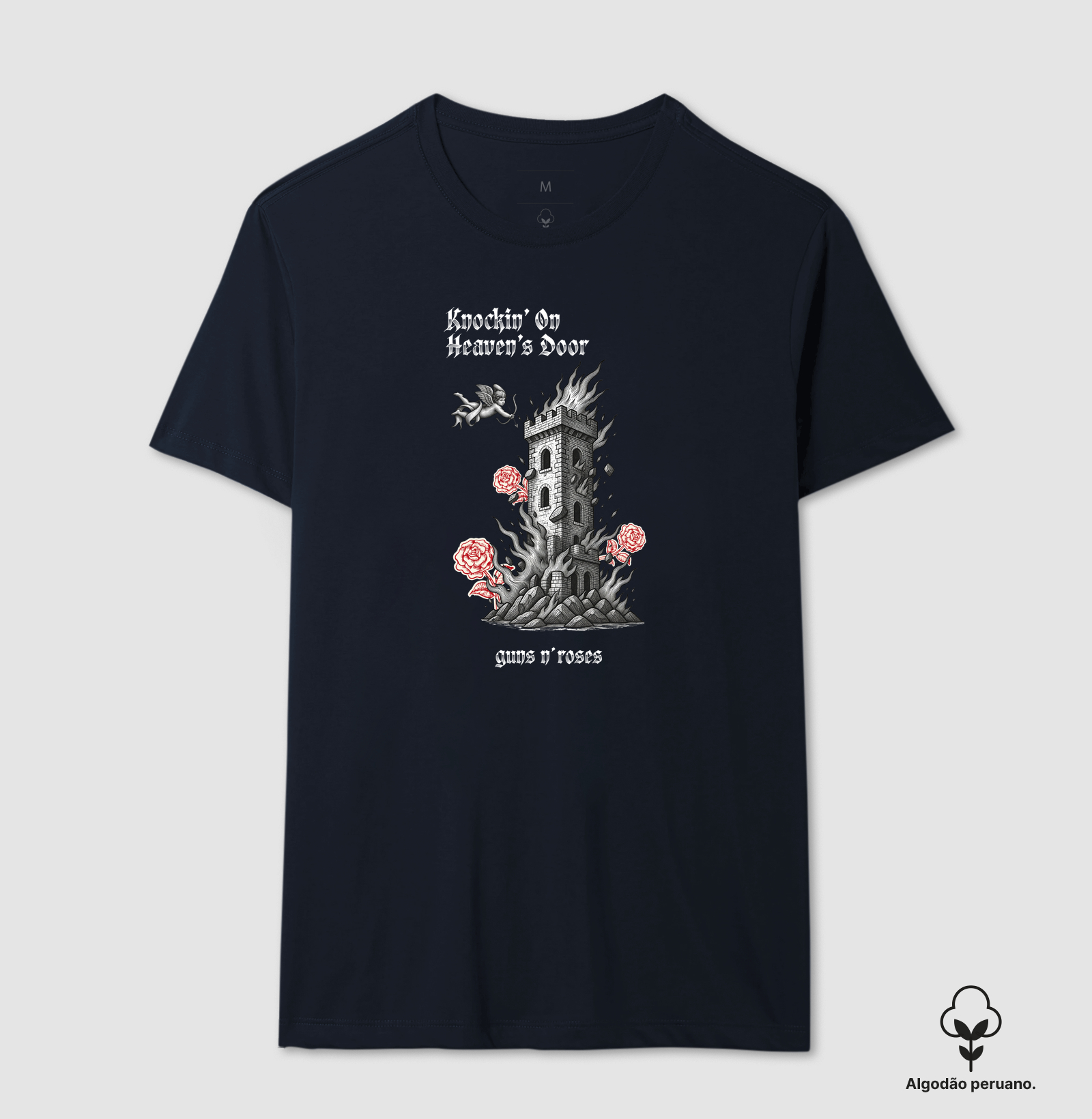  Camiseta Torre Guns Coleção Música. Masculino e feminino. Algodão Peruano. - Imagem 4