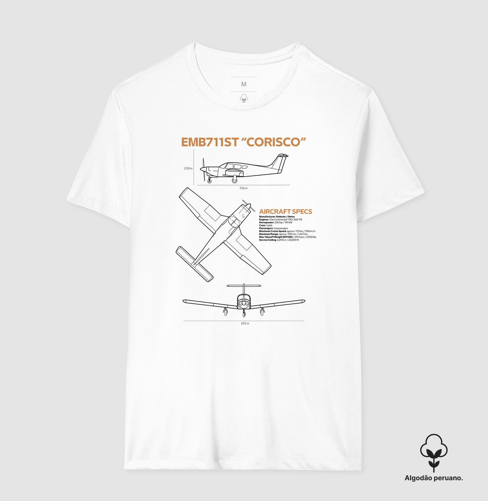 EMB 711ST "Corisco" | Blueprint - Imagem 6