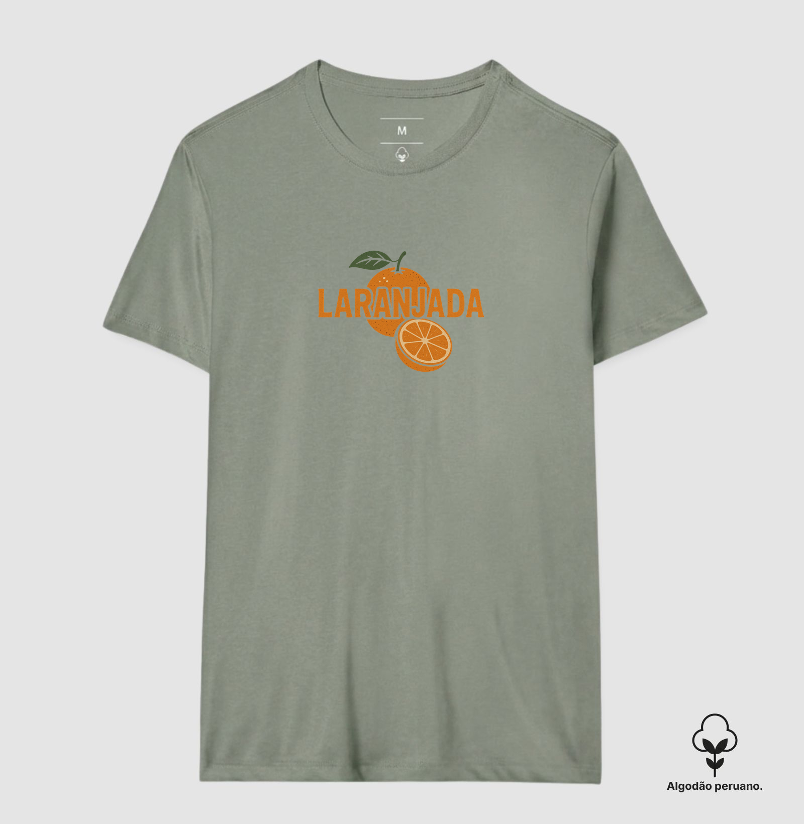 Camiseta Laranjada! Coleção Baianês. Masculina e Feminina. Algodão Peruano. - Imagem 7