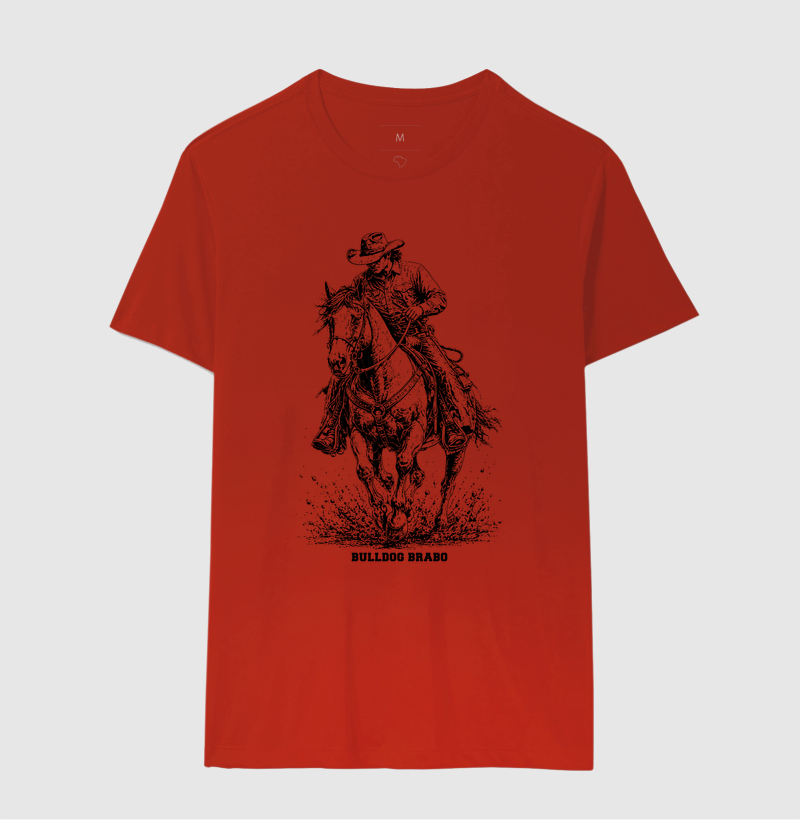Cowboy Riding Horse Bulldog Brabo - Imagem 11