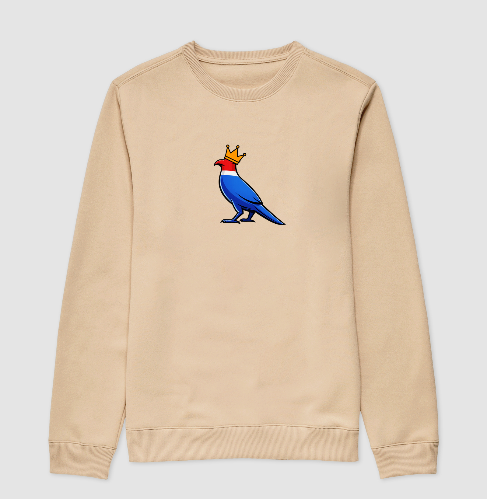 👑 O Carcará colocou sua coroa!  Mais que uma estampa, é um grito de orgulho nordestino. O Rei do Sertão surge com suas cores vibrantes — vermelho, branco e azul — representando a força, coragem e resistência de um povo que nunca se curva diante das dificuldades. - Imagem 3