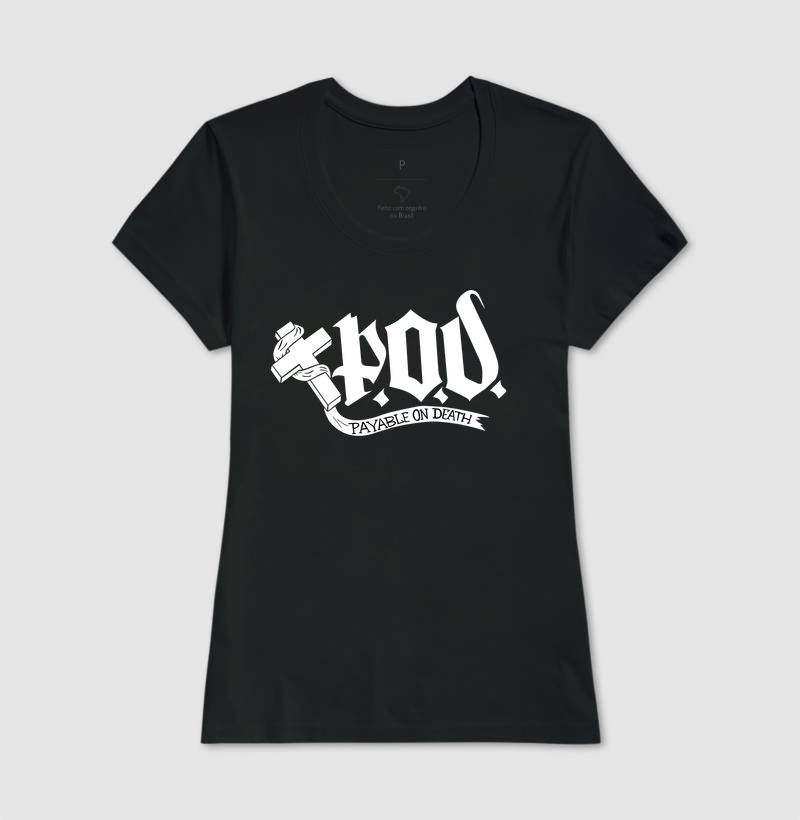 Camiseta Básica - P.O.D. (Payable on Death) - Imagem 3