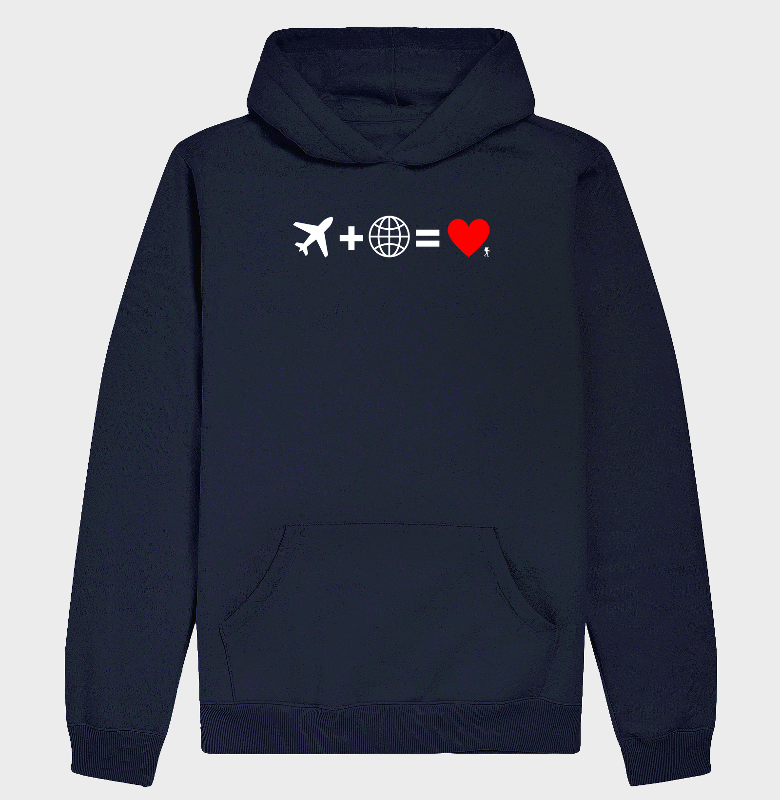 Camiseta Aviao Mais Mundo Igual Amor | Equacao Viagem Minimalista | Colecao Viciados em Viagem - Imagem 4
