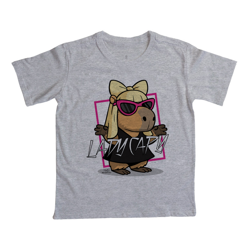 Camiseta Capivara Lady Capy - Imagem 5