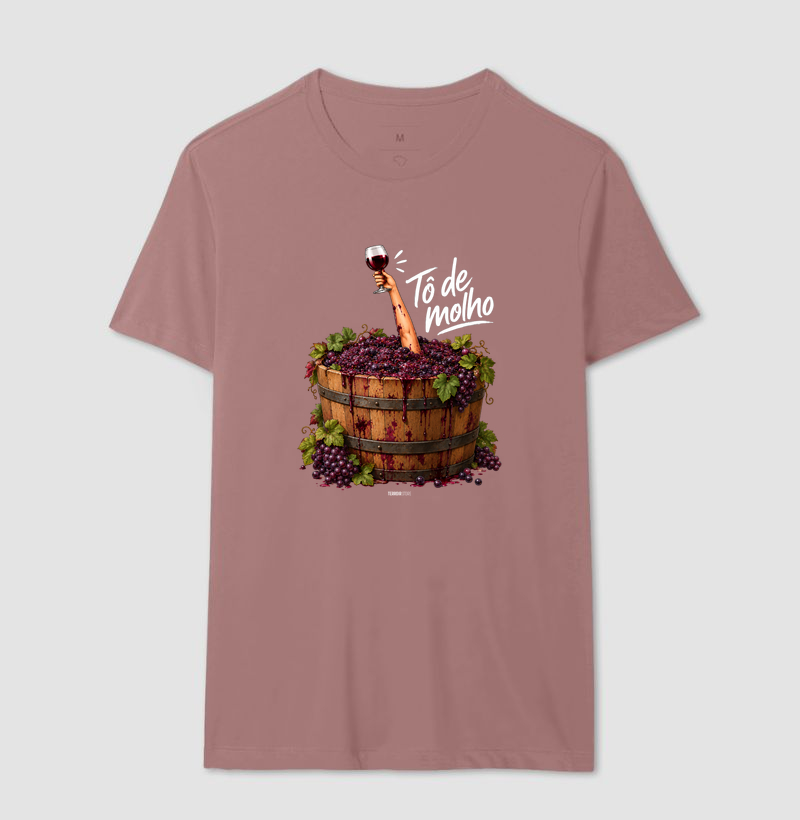 Camiseta Vinho - “Tô de Molho” – Humor & Wine Mood - Imagem 14