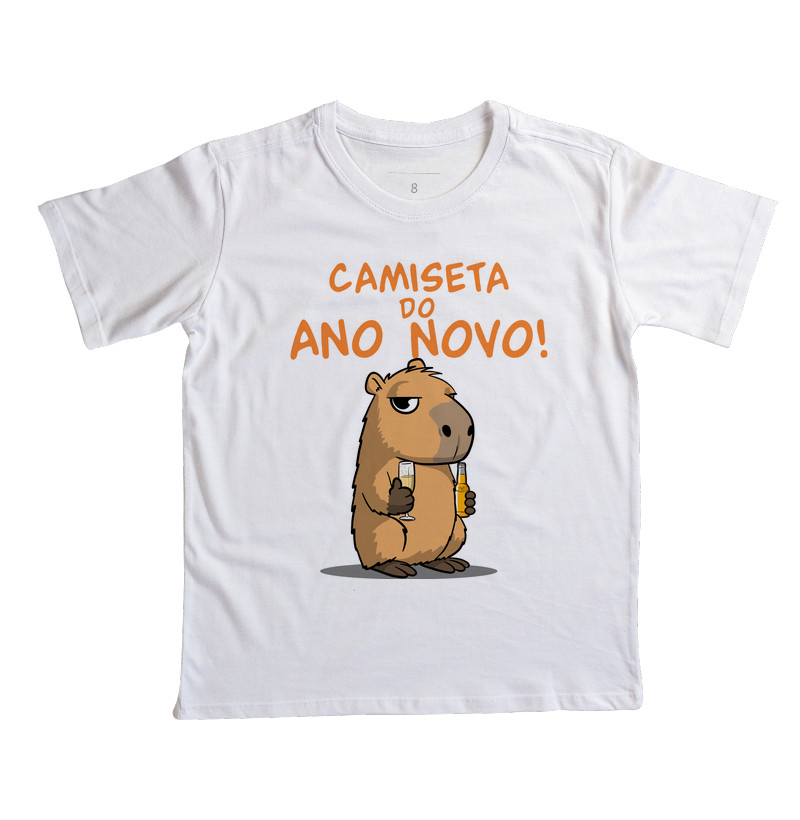 Camiseta Capivara Ano Novo - Imagem 2