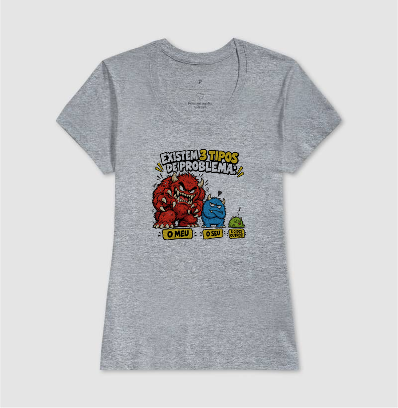Camiseta Problemas em Algodão - Imagem 12