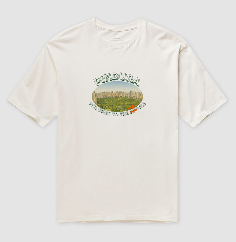 Camiseta Oversized Capital Verde