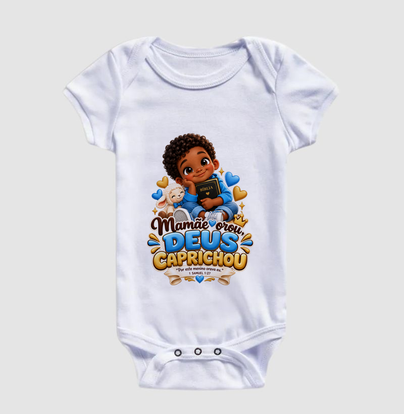 Mamãe orou Deus caprichou - Menino N - Imagem 3