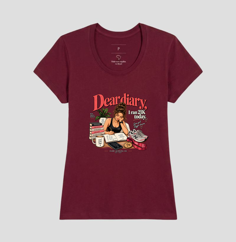 Camiseta Corrida - Dear Diary, I Ran 21k Today - Imagem 19