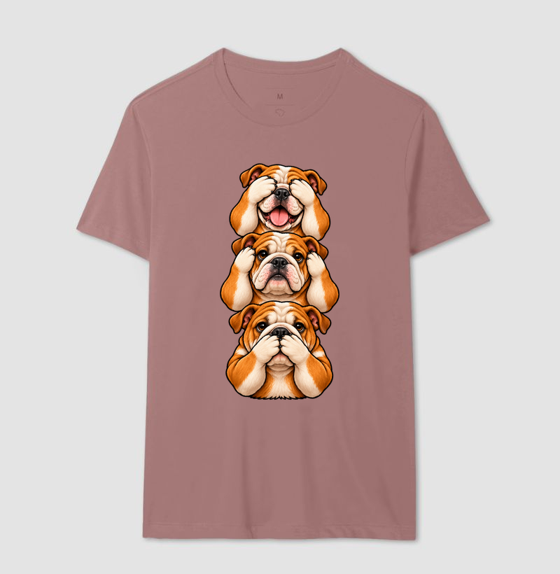 Ver, Ouvir e Falar versão Bulldog (minimal) - Imagem 14