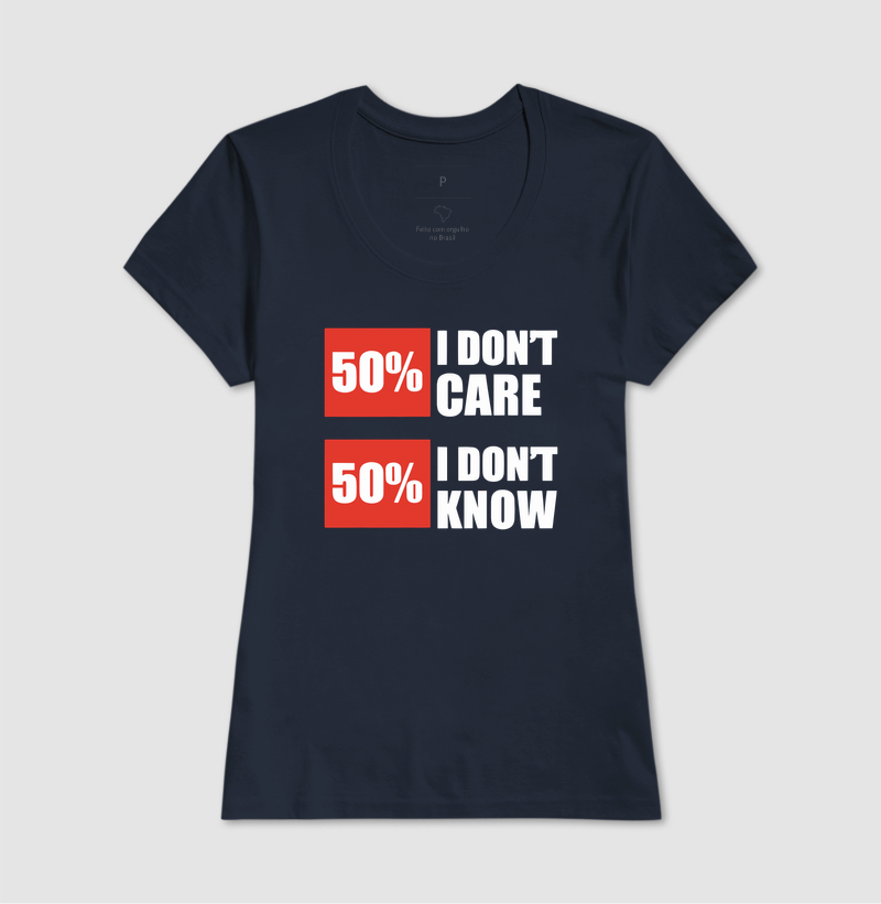 Camiseta Estou Meio a Meio - Imagem 5