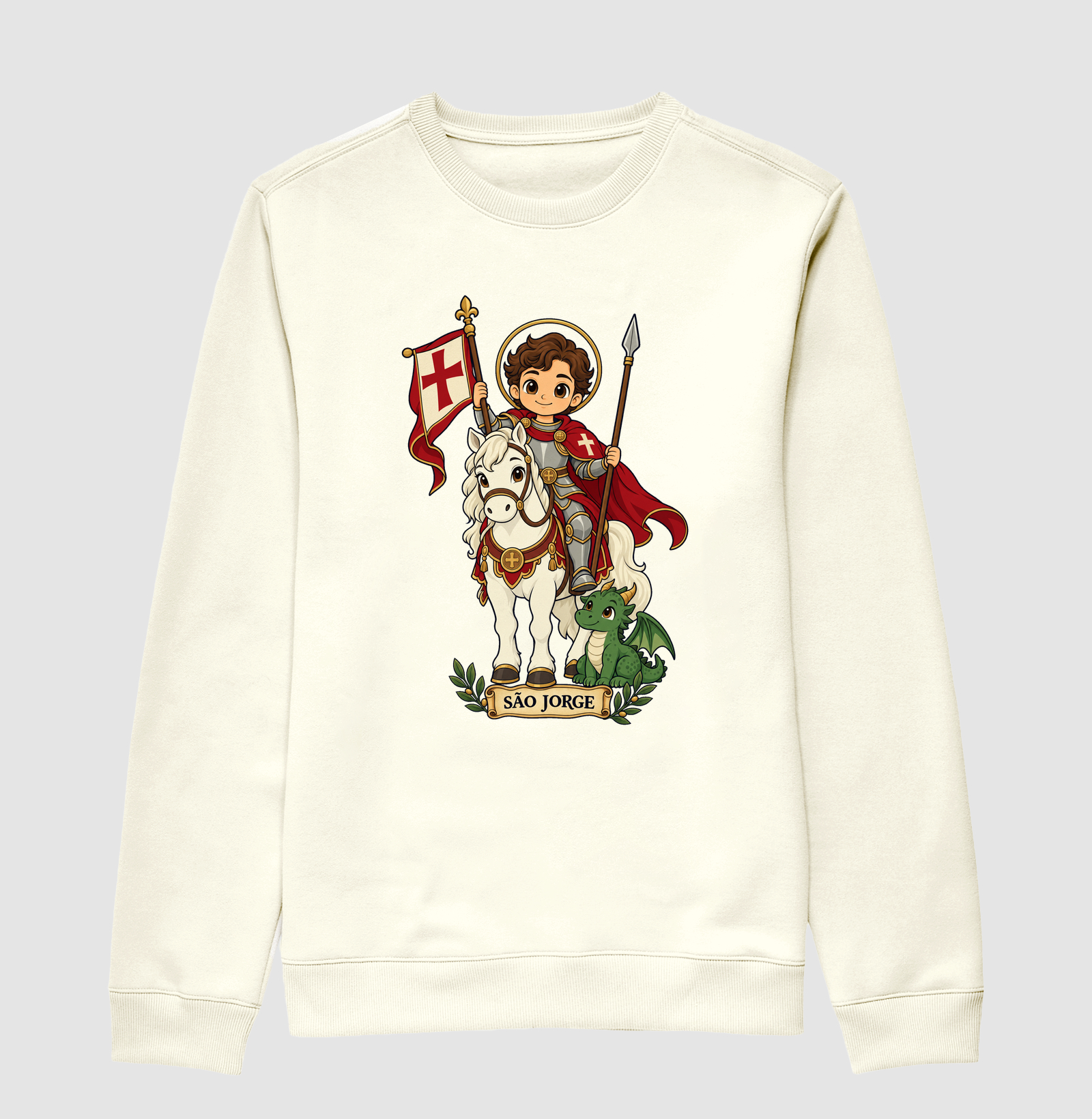 São Jorge estilo chibi - Imagem 2