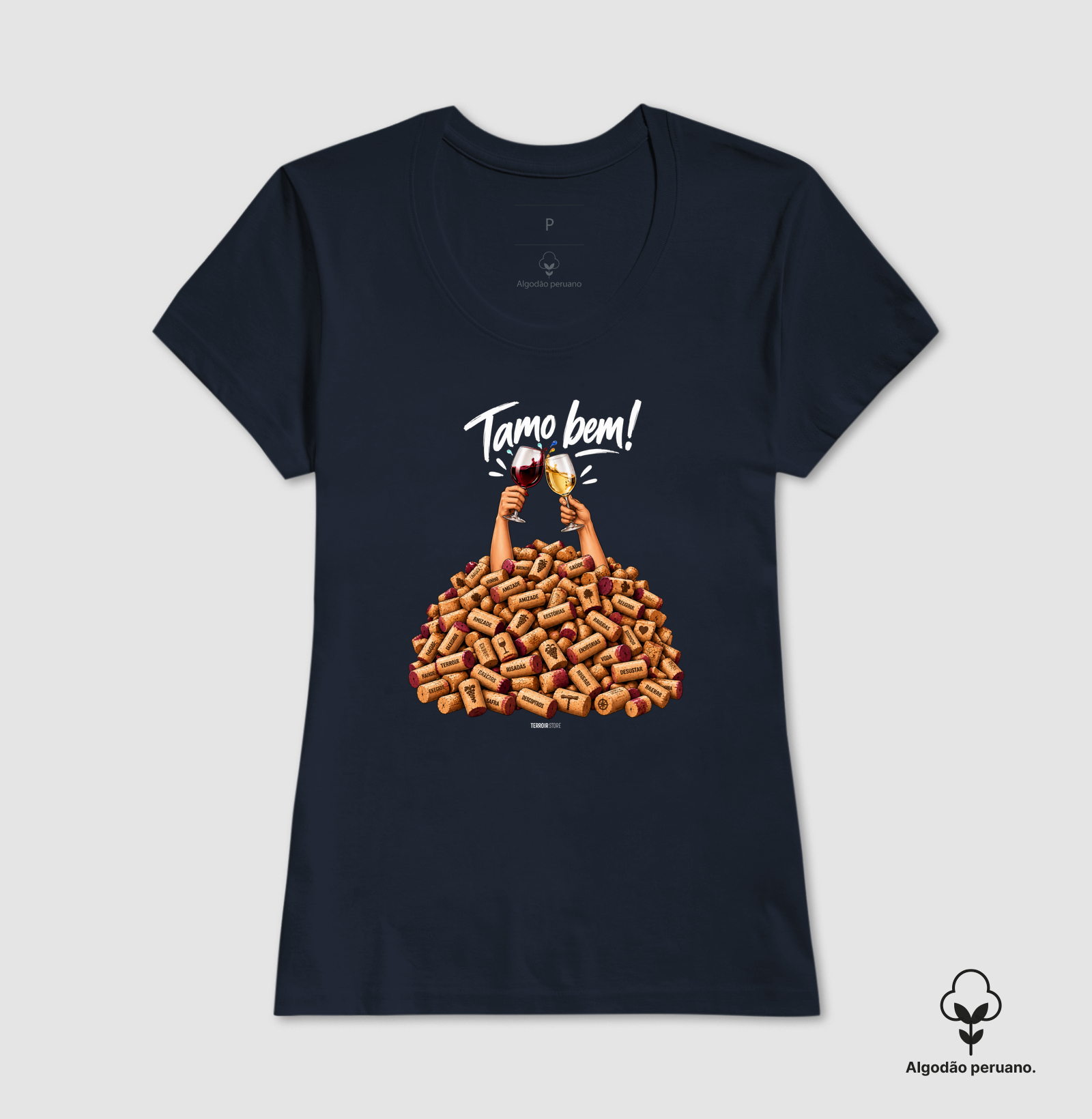 Camiseta “Um Brinde” – Amizade & Wine Lifestyle - Imagem 7