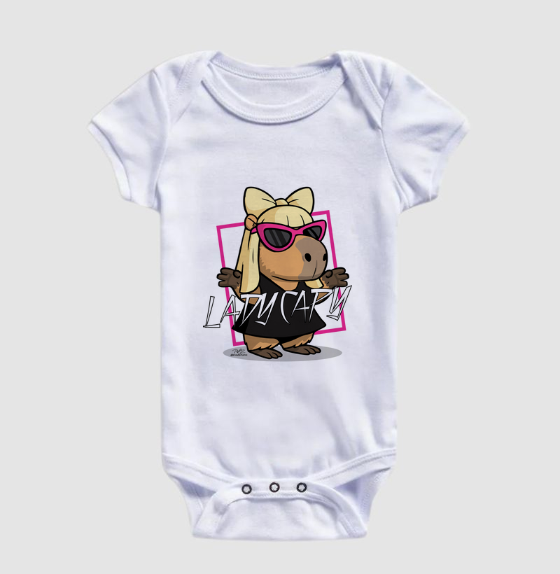 Camiseta Capivara Lady Capy - Imagem 3