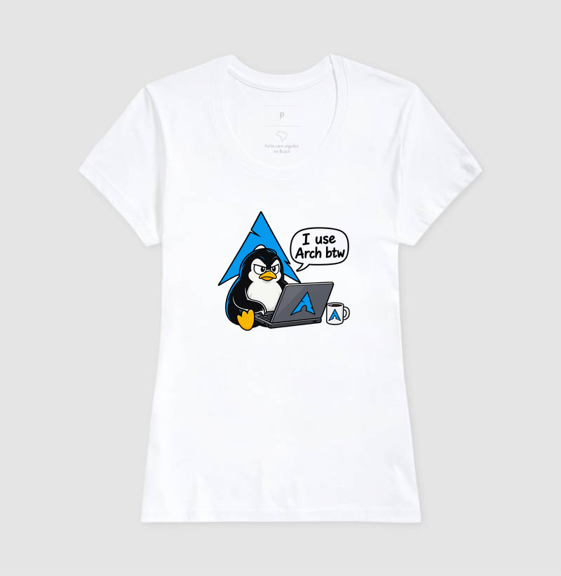 I Use Arch BTW — Pinguim Arch Edition - Imagem 5