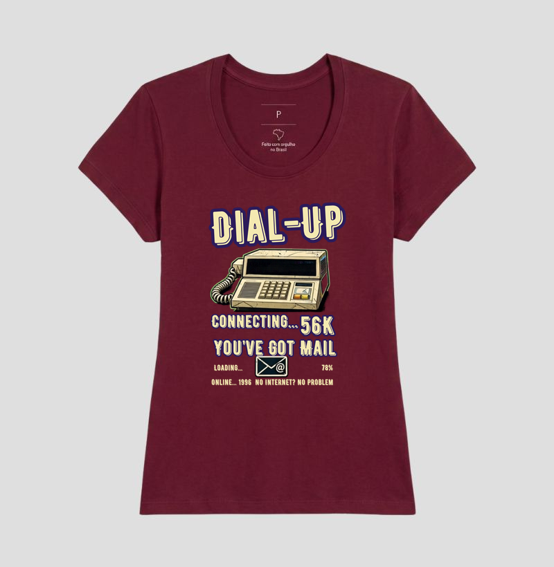  Camiseta Dial-Up - Imagem 19