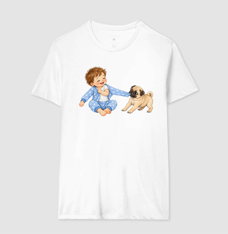 Pug Puxando Pijama - Imagem 4
