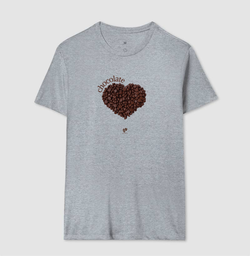 Coração gotas de chocolate - Imagem 7