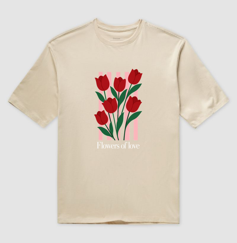 Camiseta Flowers of love - Imagem 3
