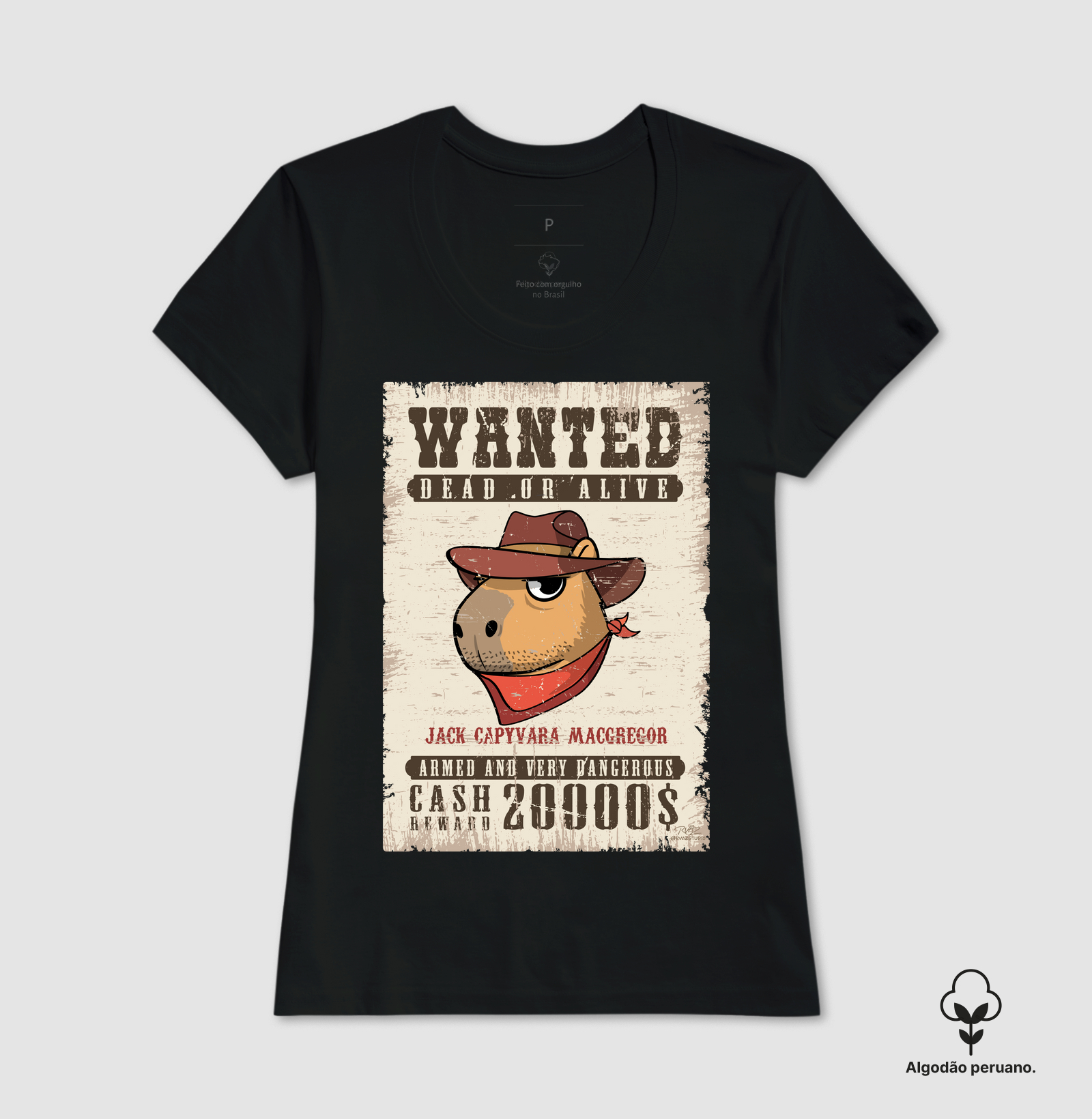 Camiseta Wanted Capivara - Imagem 5