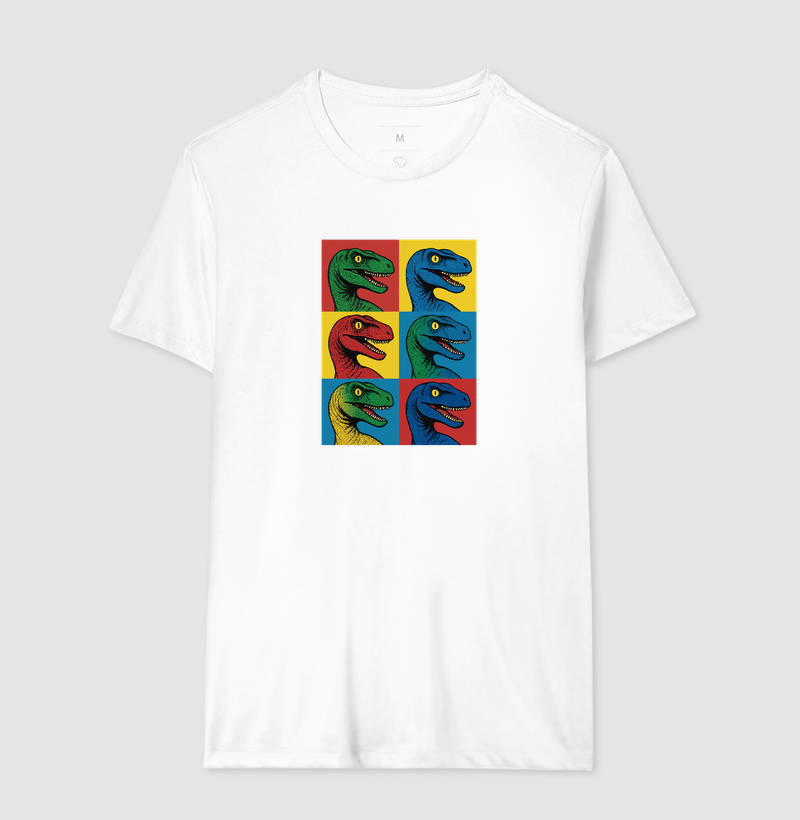 Camiseta Dino Pop Velociraptor - Imagem 6