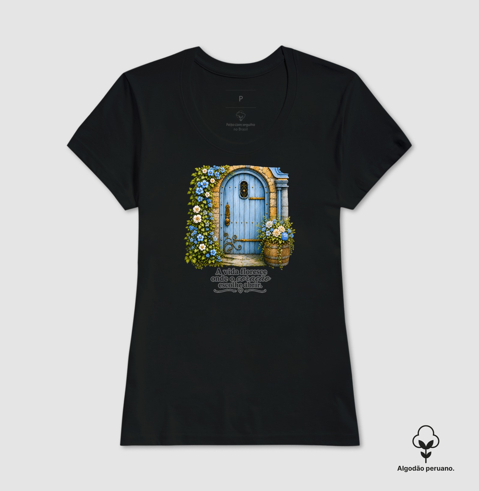 Camiseta Porta da felicidade - Imagem 5