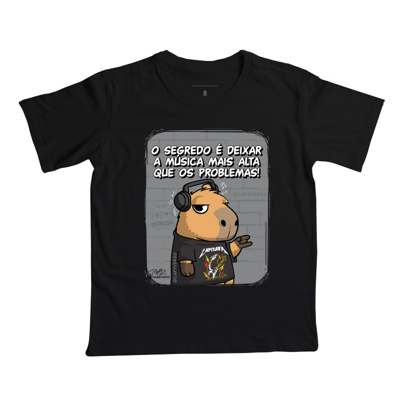 Camiseta Capivara Música - Imagem 5