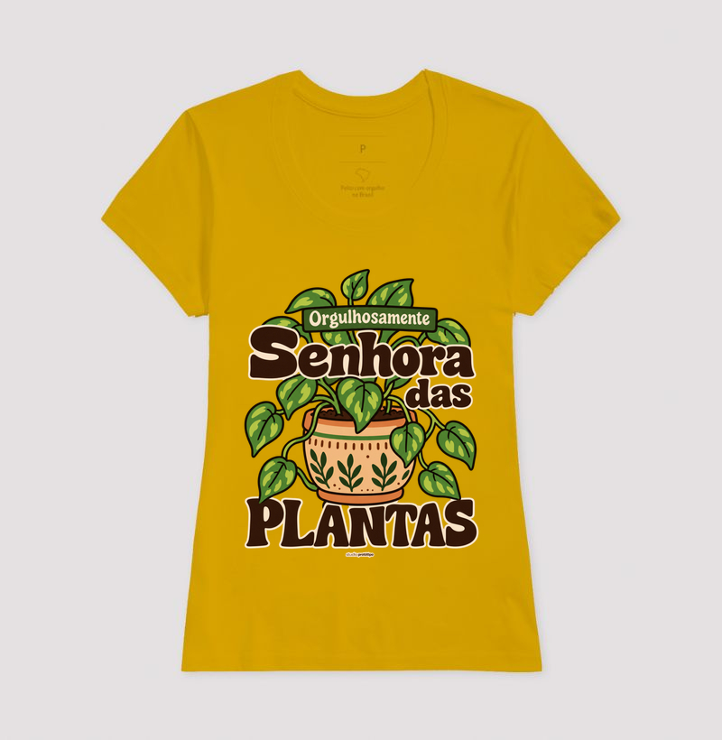 Camiseta Orgulhosamente Senhora das Plantas - Imagem 15