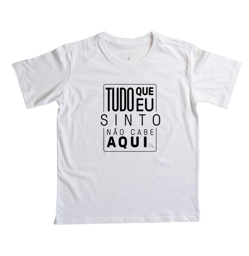  Camiseta Mini "Tudo que eu sinto" - Imagem 2