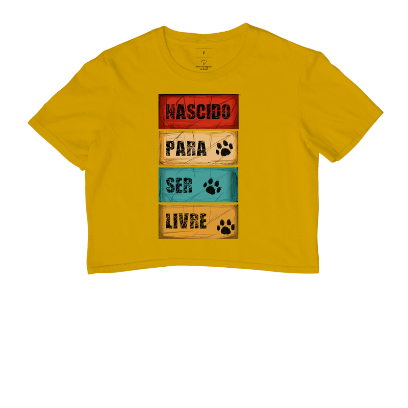 Cropped Nascido para Ser Livre - Imagem 8