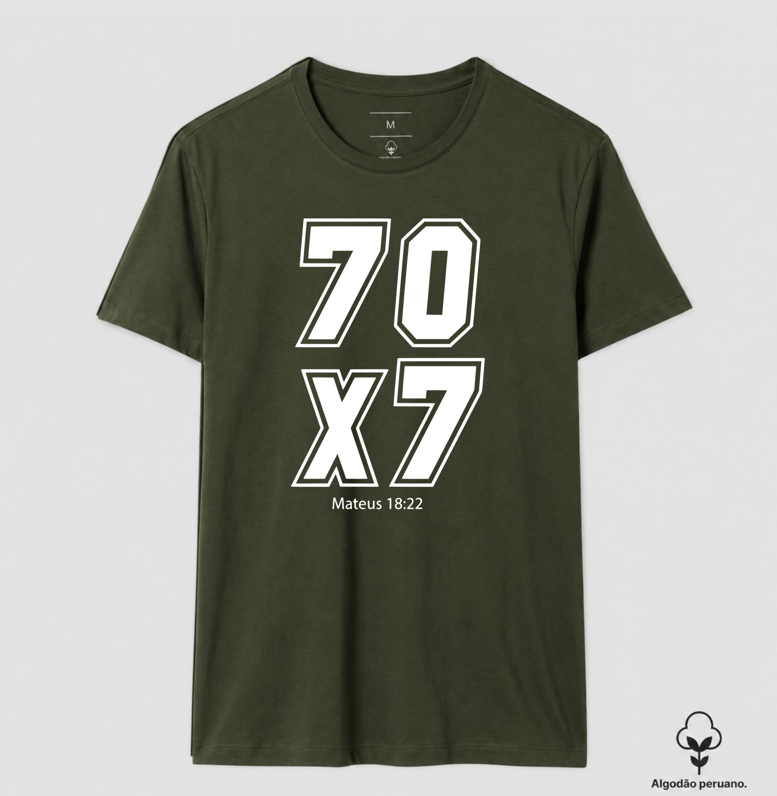 Camiseta Masc. Algodão Peruano 70x7  - Imagem 2