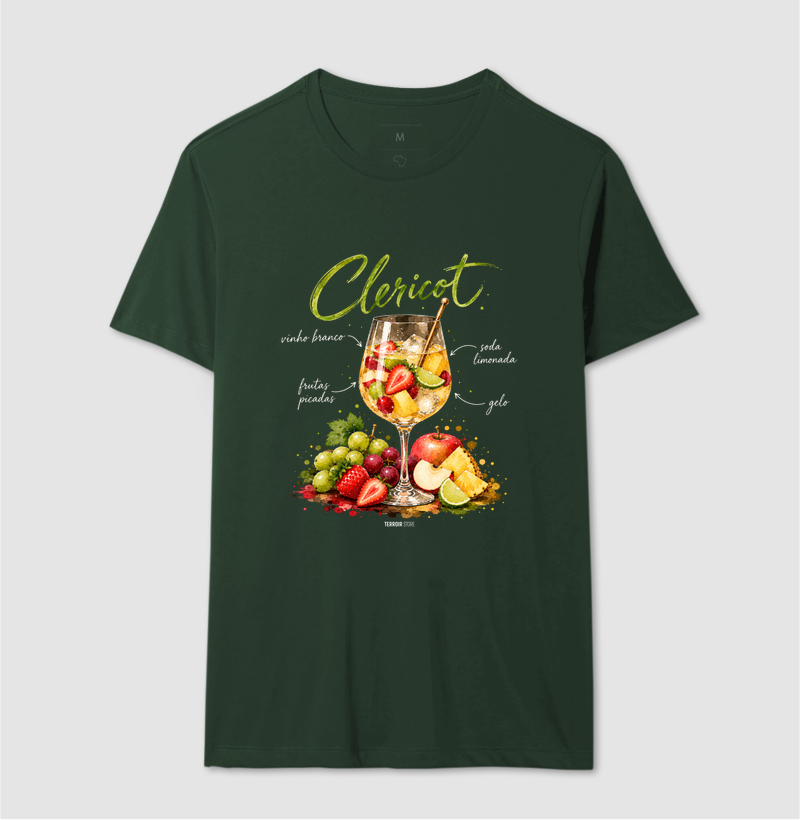 Camiseta Clericot – Drink com Vinho Branco e Frutas - Imagem 10