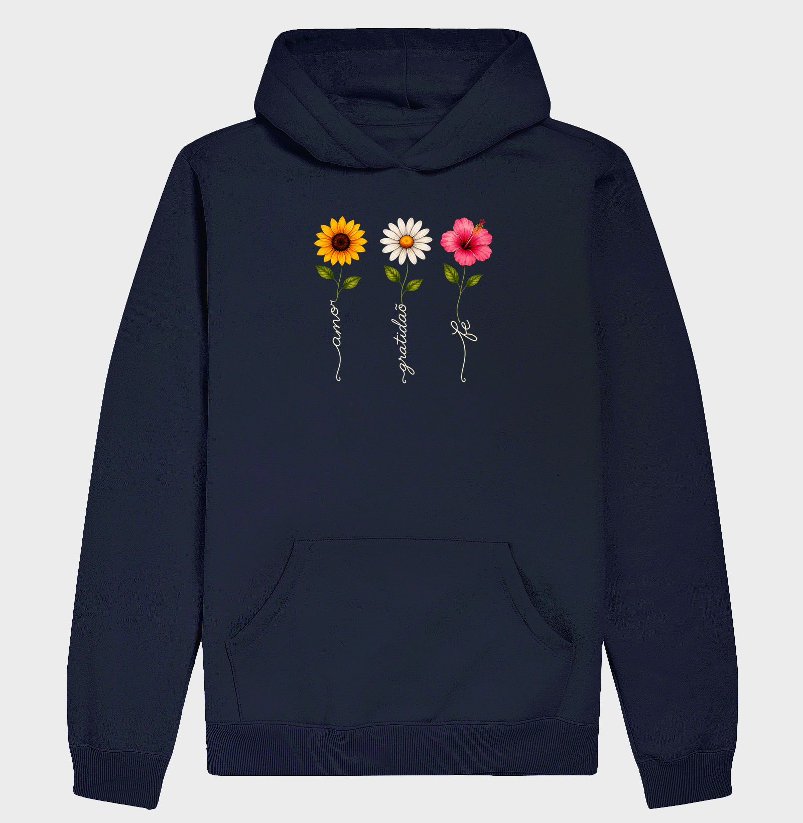 Camiseta Floresça com amor, fé e gratidão. - Imagem 4