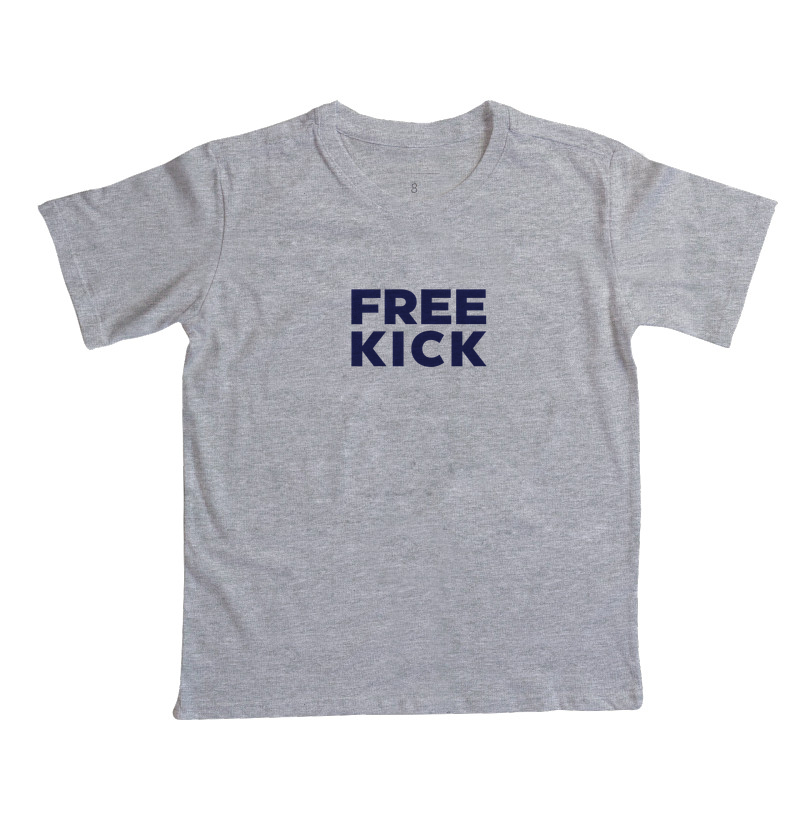 CAMISETA INFANTIL FREE KICK AZUL MARINHO - Imagem 4