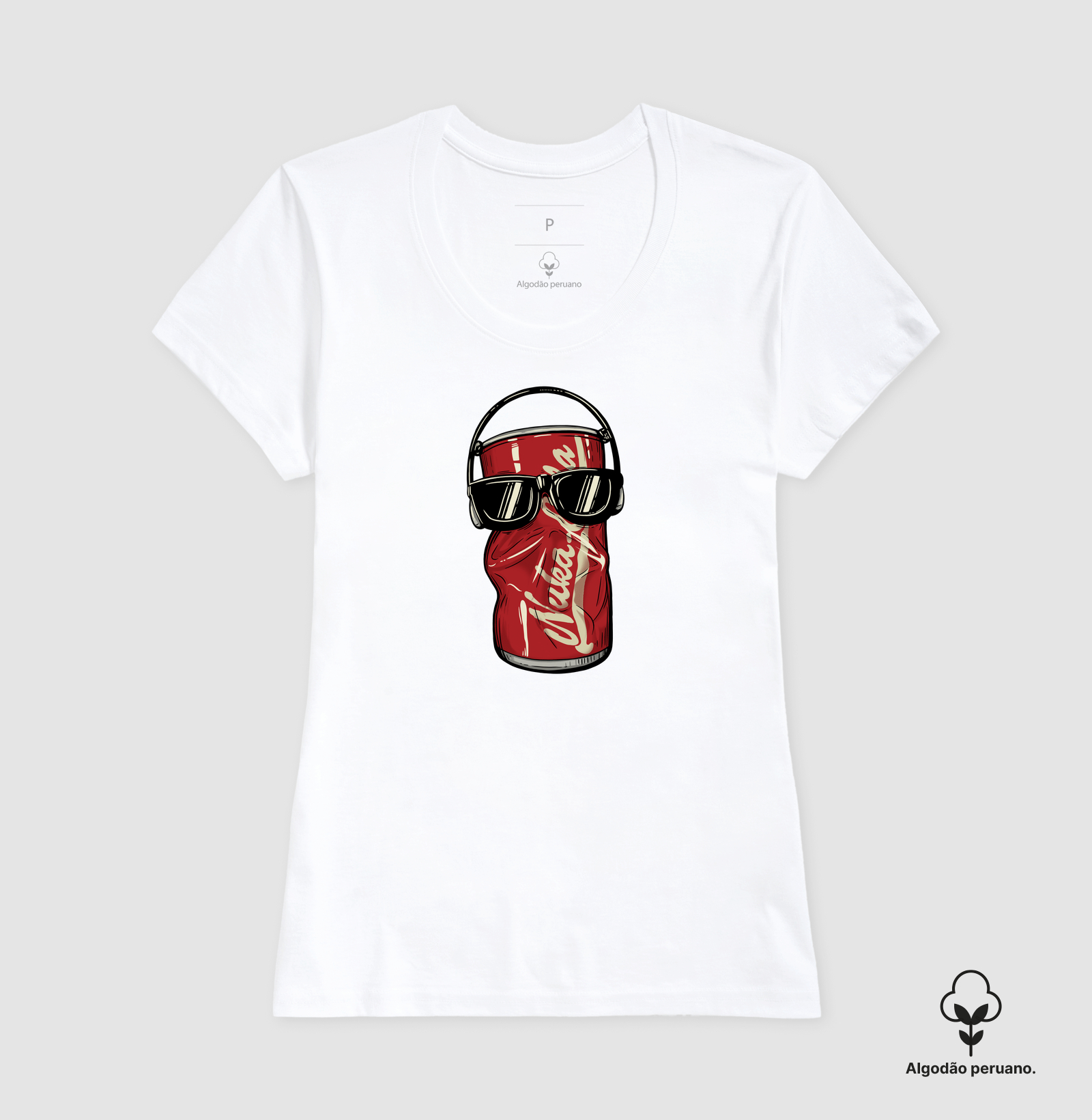 Camiseta Algodão Peruano Lata Dançante - Imagem 7
