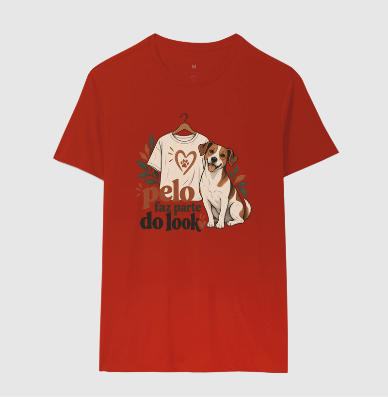Camiseta Cachorro Humor "pelo faz parte do look" | Pelo & Pano - Imagem 10