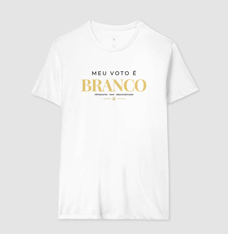 Meu Voto é Branco – Camiseta para Amantes de Vinho Branco - Imagem 4